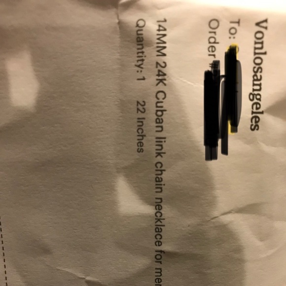 24 k Cuban link - Picture 3 of 3